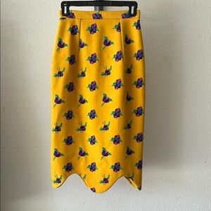 Tata Naka print Scuba material skirt size 2